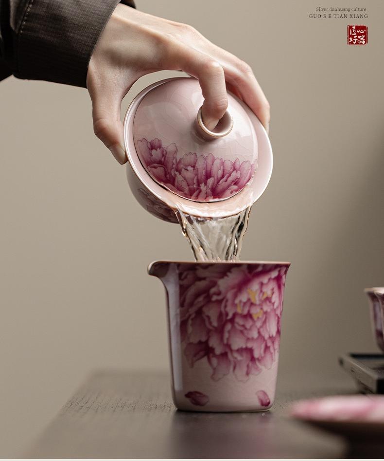 Thé Gaiwan - Pivoine