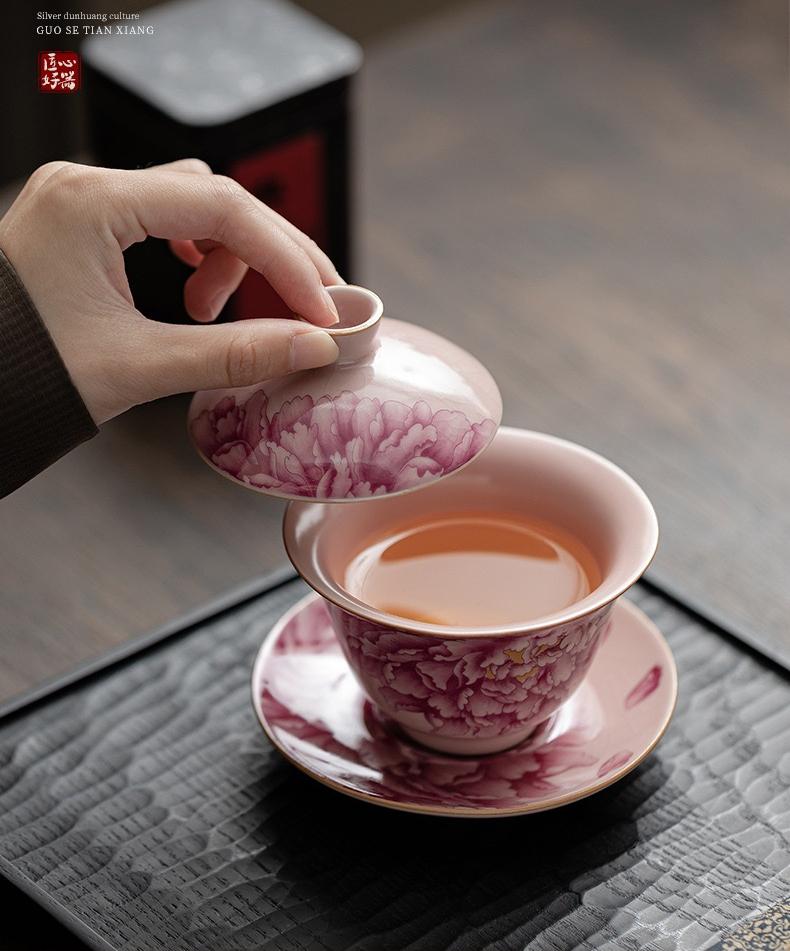 Thé Gaiwan - Pivoine