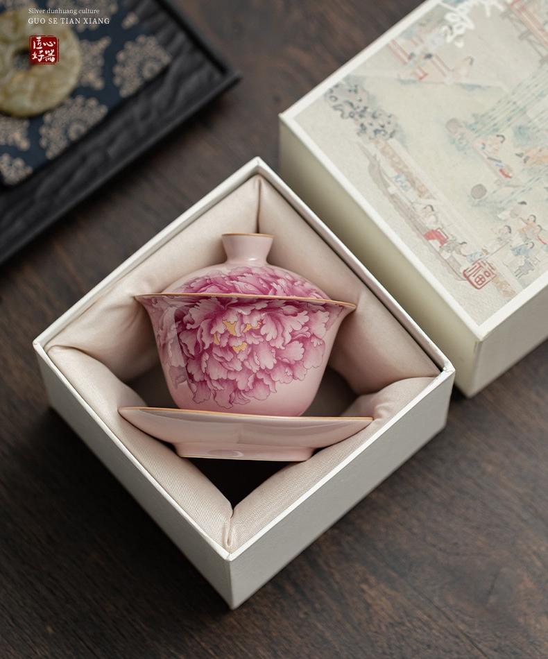 Thé Gaiwan - Pivoine