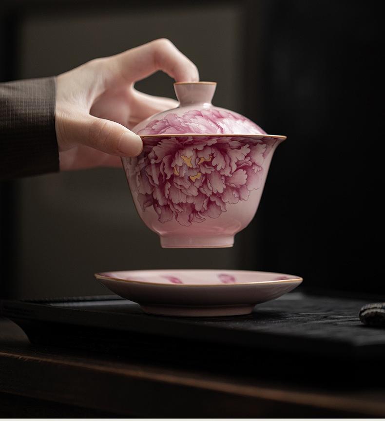 Thé Gaiwan - Pivoine