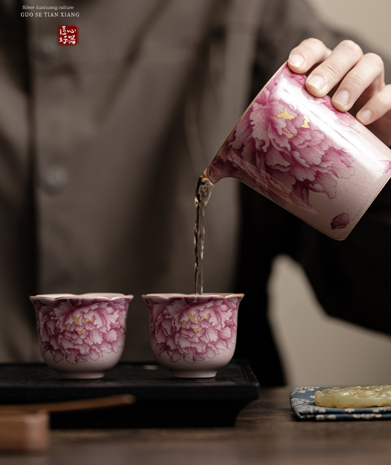 Thé Gaiwan - Tasse à thé pivoine