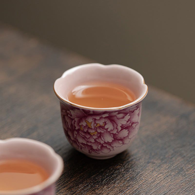 Thé Gaiwan - Tasse à thé pivoine