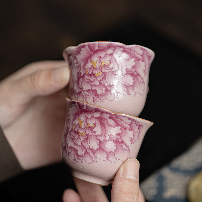 Thé Gaiwan - Tasse à thé pivoine