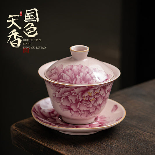 Thé Gaiwan - Pivoine